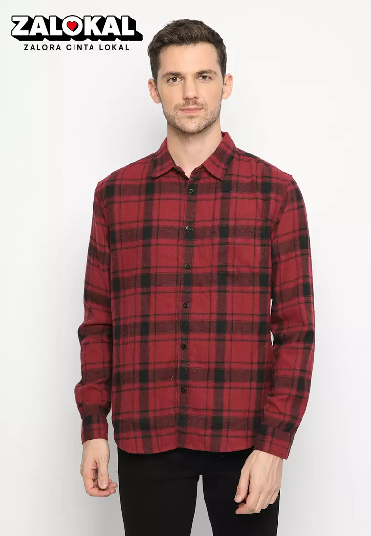 Kemeja Flanel L/S