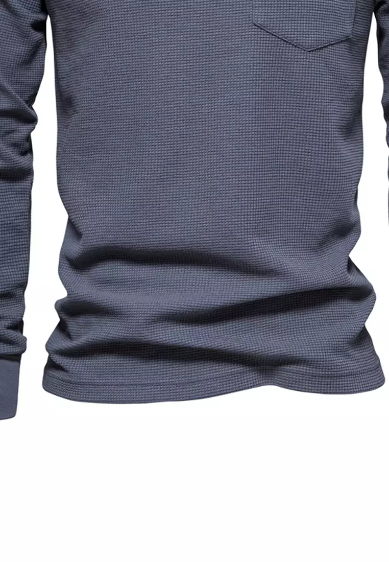 Waffle Long Sleeve T-shirt‌ AX-TS1078