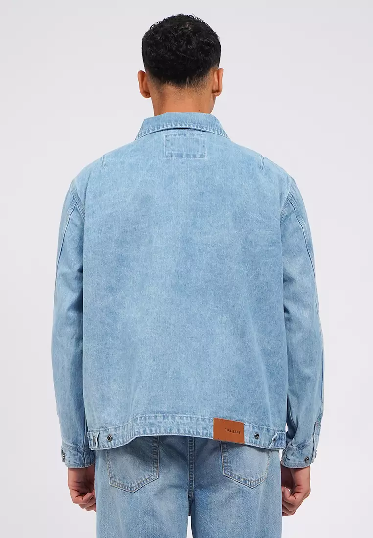 Tirajeans Detroit Denim Jacket 7-MOJRSEA225K108 Dark Blue