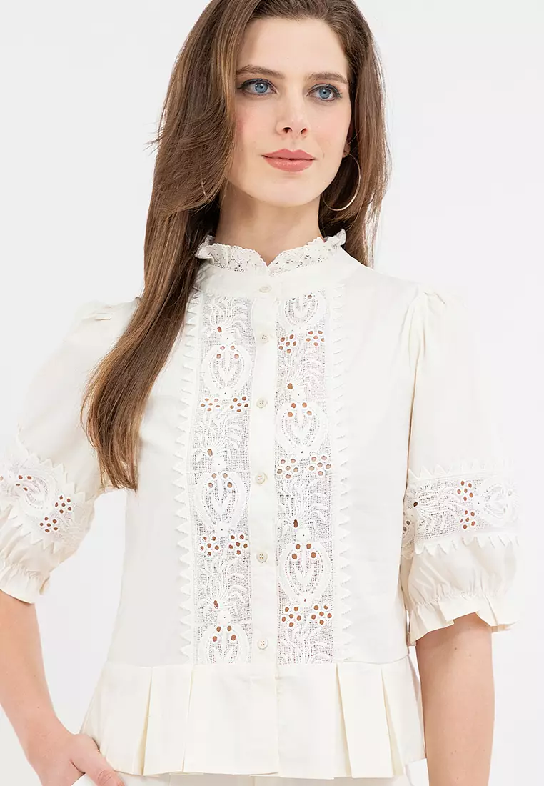 Dazalea Lace Bib Top