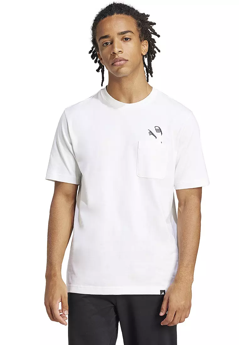 Buy ADIDAS Lounge Slides Graphic Pocket T-Shirt 2026 Online | ZALORA