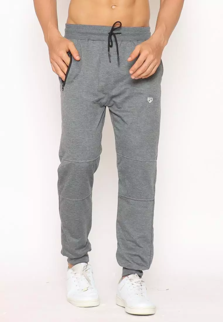 FITWEAR - JOGGER MATEO BACK ZIP POCKET - GREY