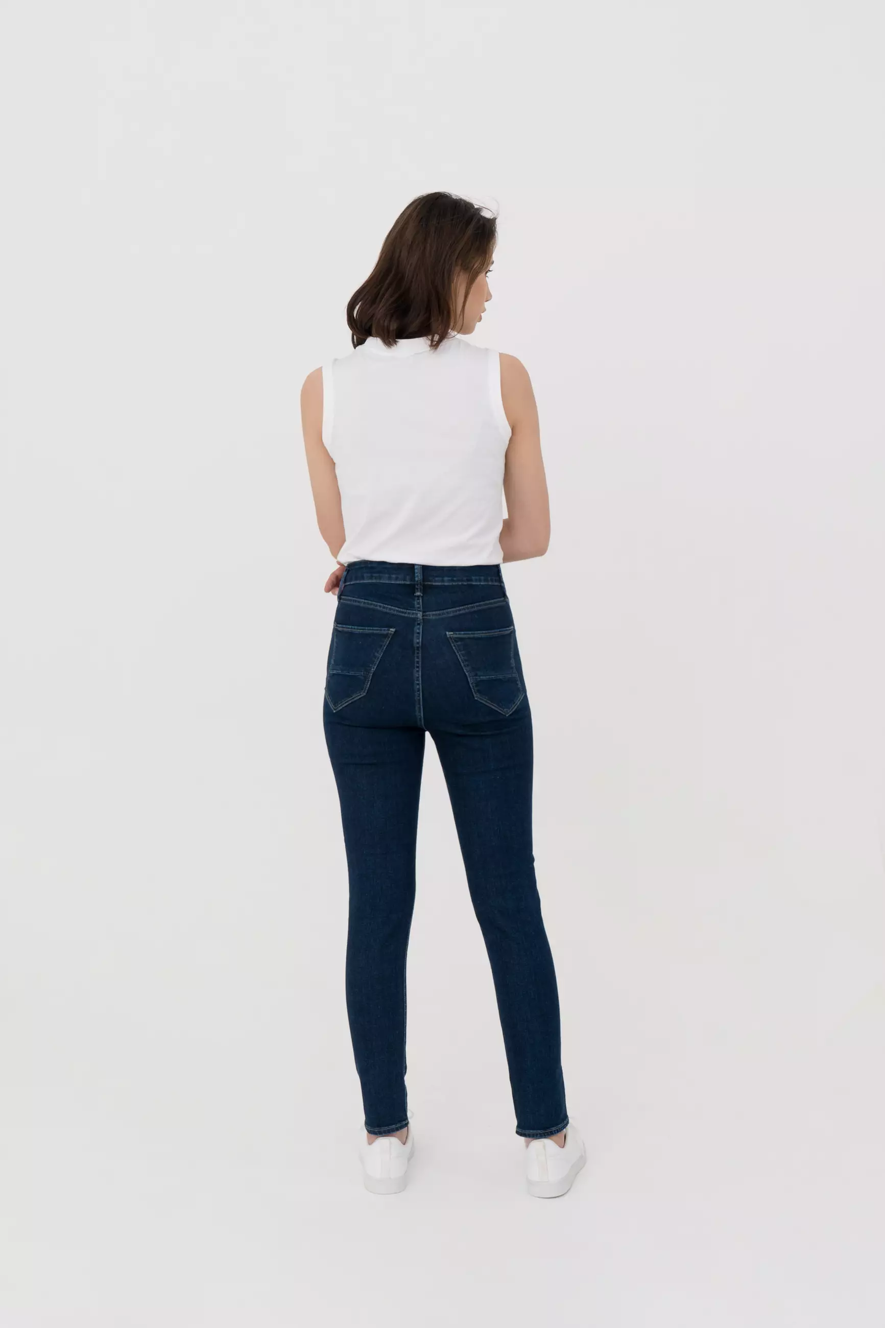 Celana Jeans Regular Amber Dark Blue