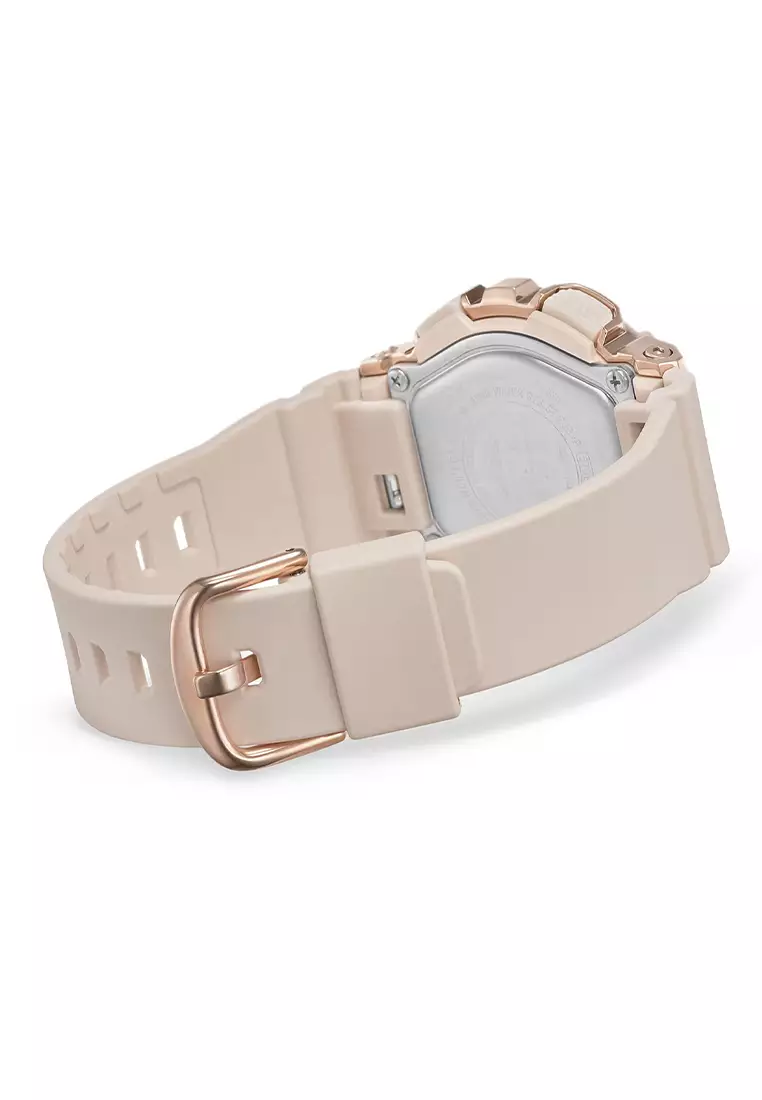 Jam Tangan Analog-Digital Wanita Casio G-Shock GM-S110PG-4A - Rosegold Resin Strap