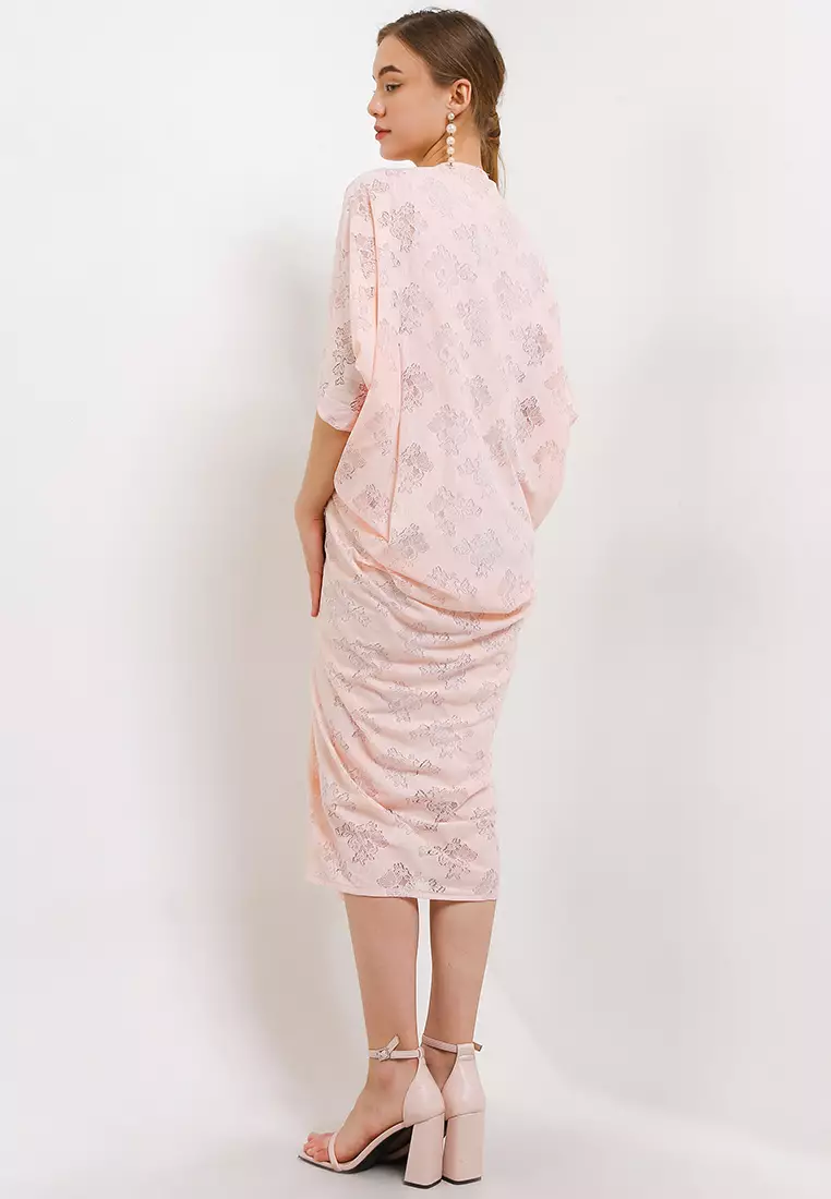 Lace Penguin Kaftan With Crystal Detail