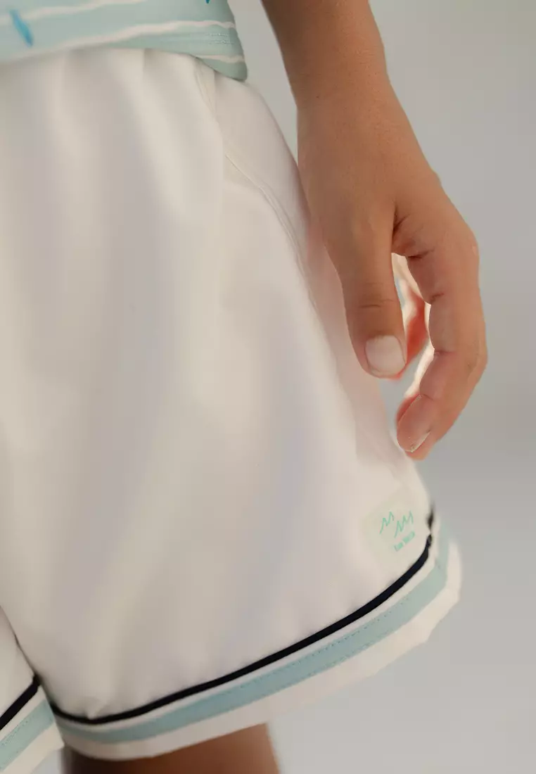 Bleu Marine Unisex Top & Pants Two Pieces Swimwear, Baju Renang Anak - Canal Wave