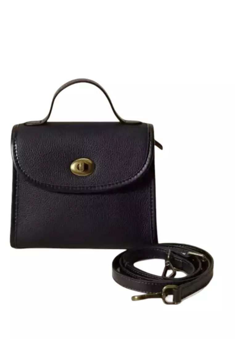 Buy ZITIQUE Head layer cowhide chain diagonal backpack Online ZALORA Malaysia