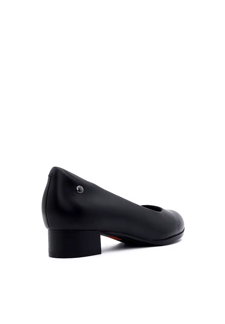 Desteen Pump Women's Shoes - Black Leather – Hush Puppies Philippines