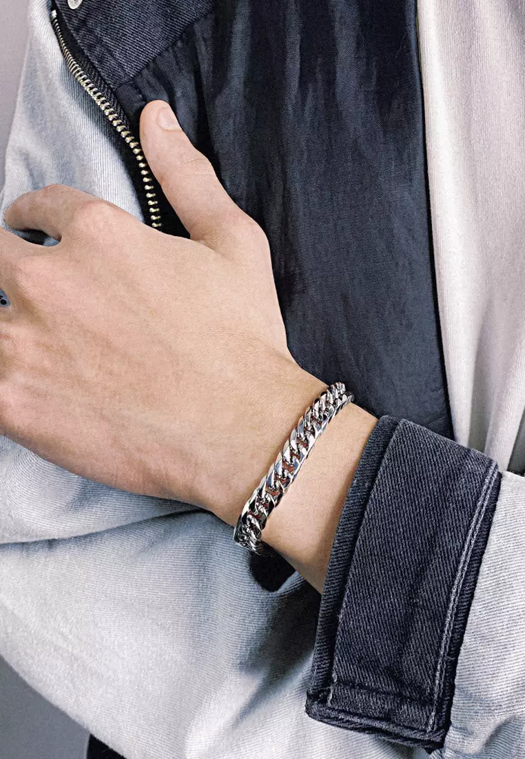 型男粗獷鈦鋼手鏈