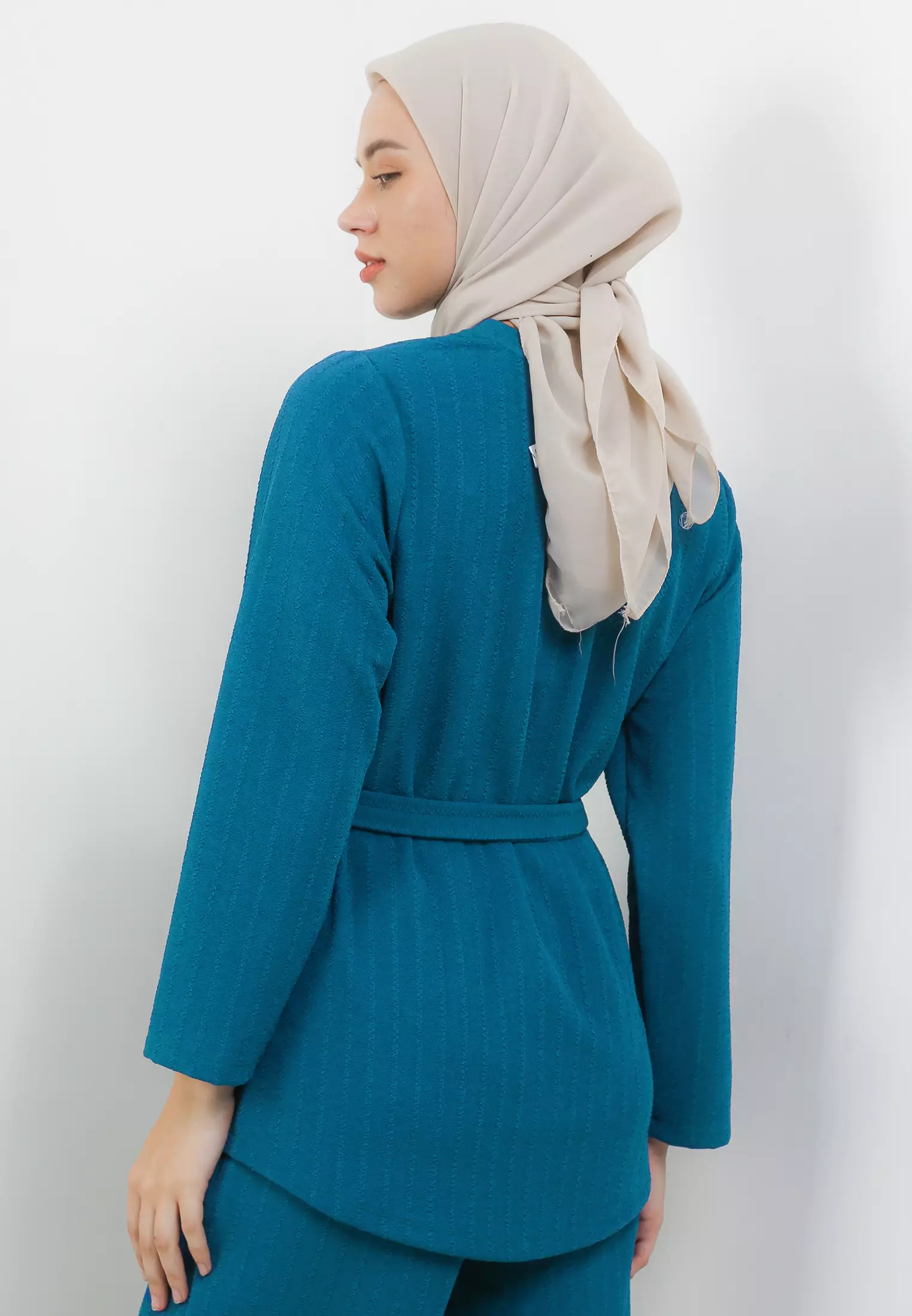 MFMW Tujedeka Atasan Blouse Biru Tosca