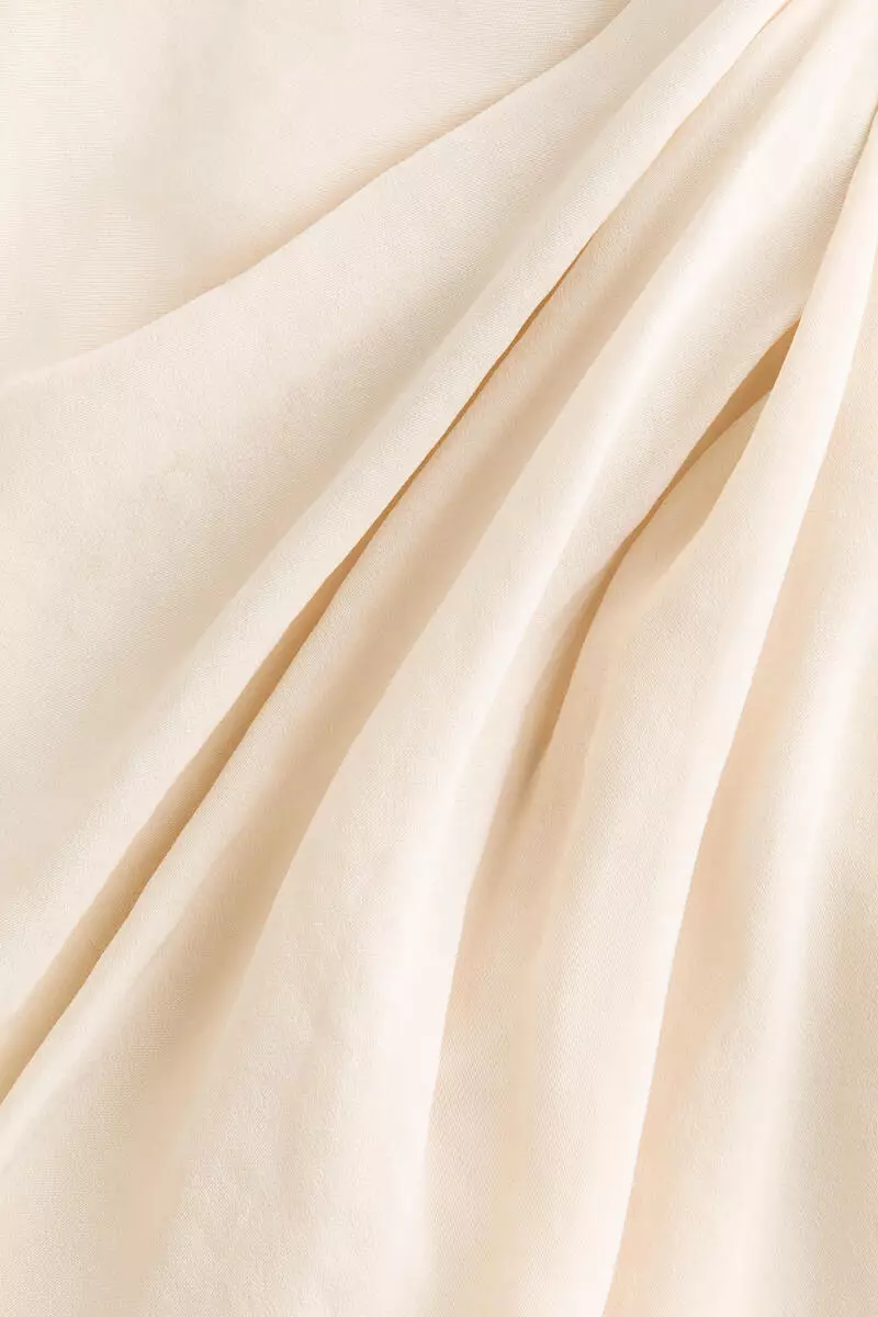 Tie-detail boat-neck dress