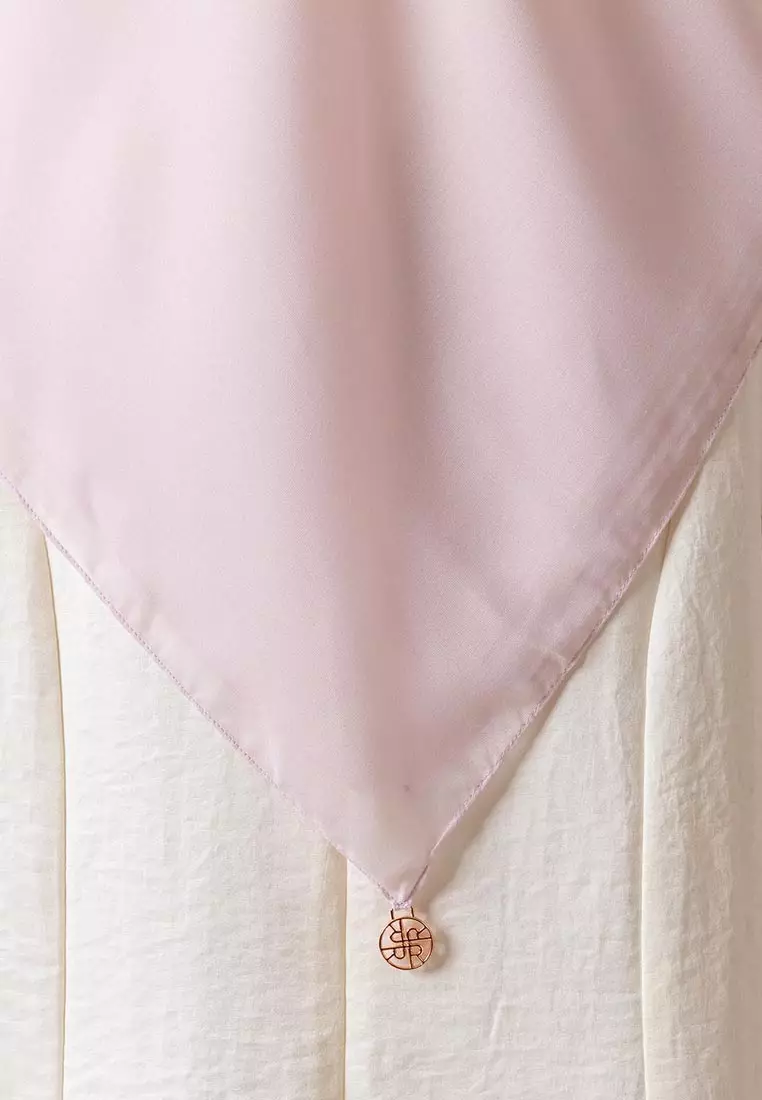 Ria Miranda Baby Pink Rarina Scarf