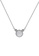 ZITIQUE silver Women's Opal Cute Bear Necklace - Silver 81F80AC2C6324AGS_1