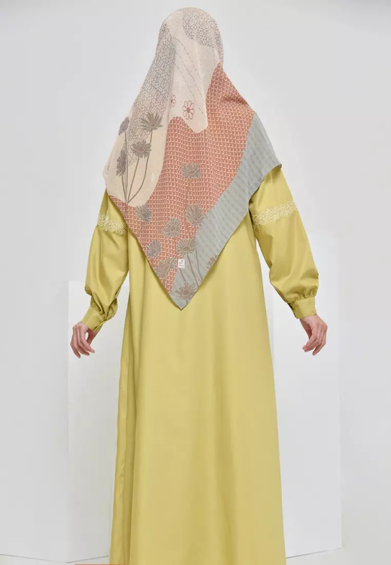 Rabbani - Gamis Dress Muslim Wanita Dreslim Jafni Exclusive Hijau