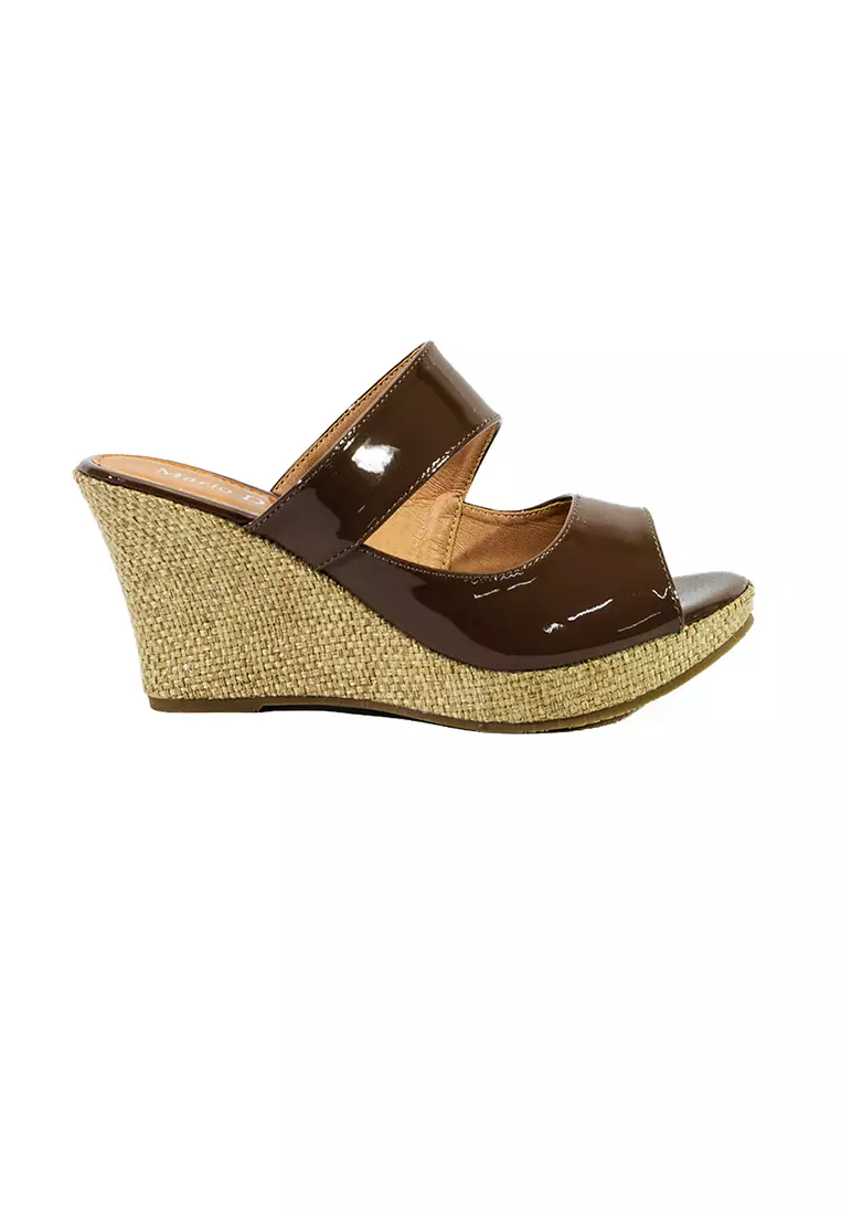 Discount on Mario D' boro Runway  shoes - SKU: Women's Wedge Sandals LX 27891 Coffee C61
