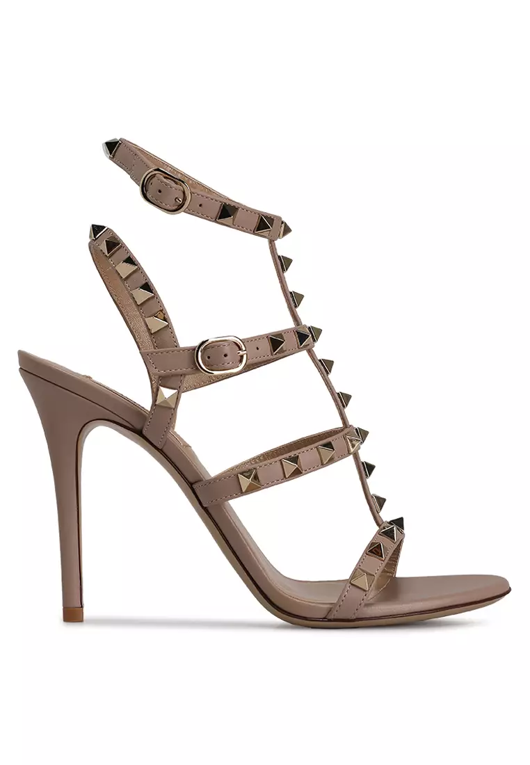 Discount on Valentino  shoes - SKU: Rockstud Heel Sandals (ik)