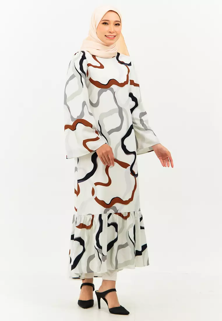 Mable Printed Dress