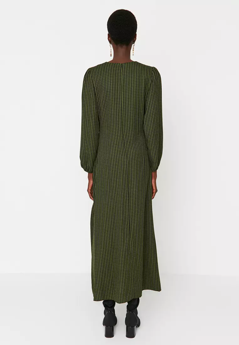 Checked dresses online cheap