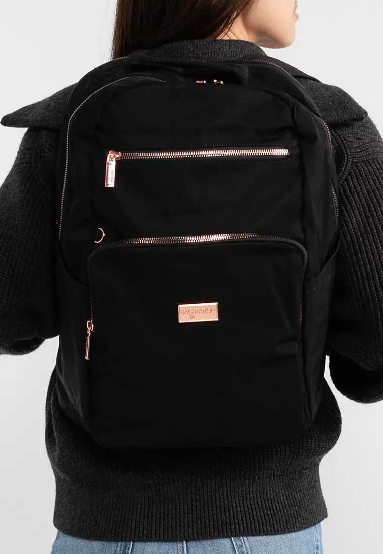 Rose Gold Series Crinkle Nylon Backpack