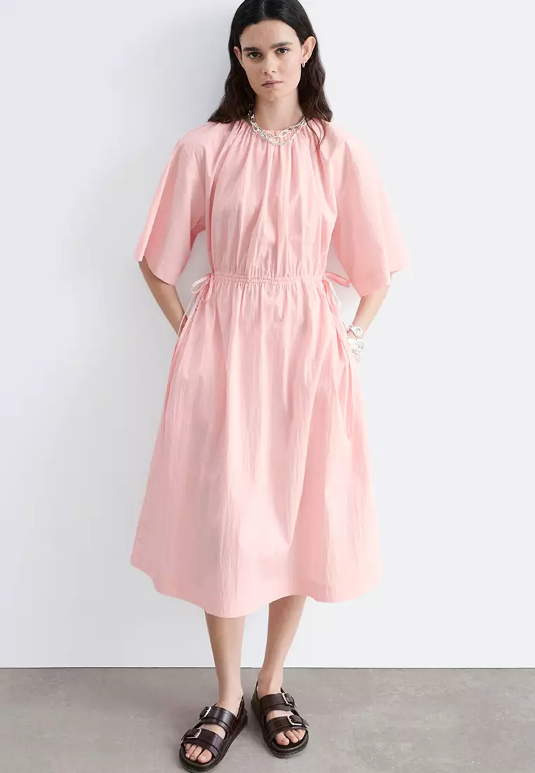 Drawstring Midi Dress