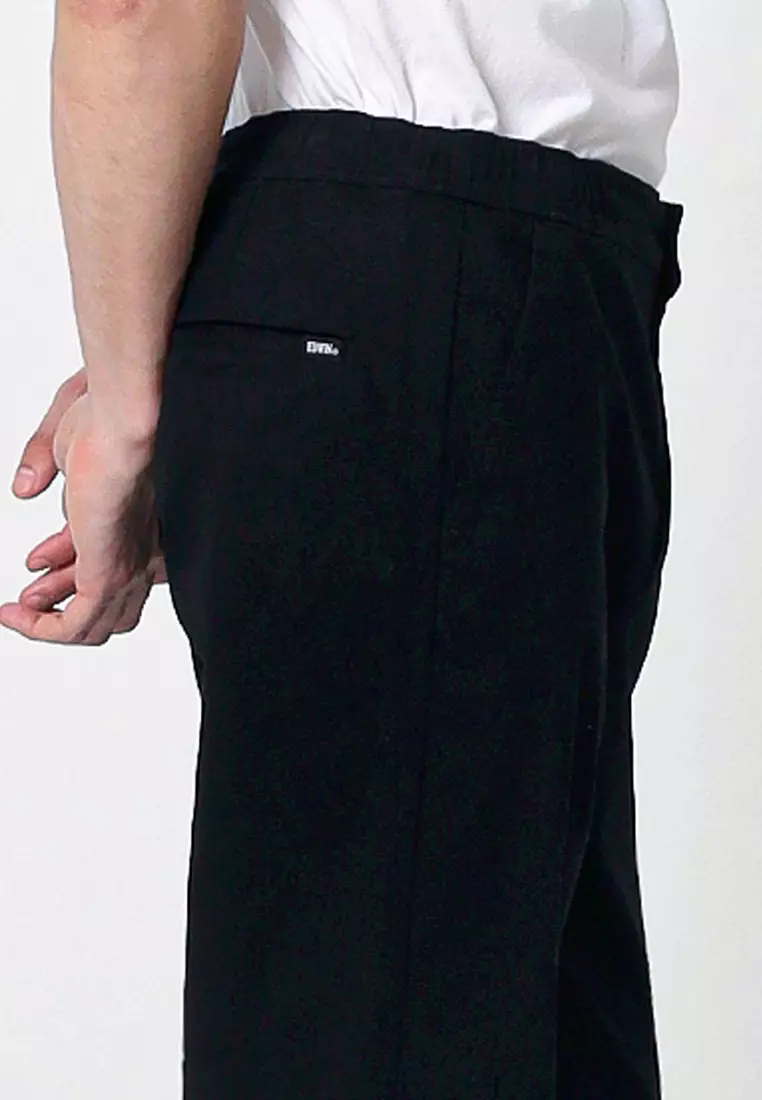 Celana Panjang Chinos Pria Reguler Taper Fit DENVER BLACK Celana Chino Pria