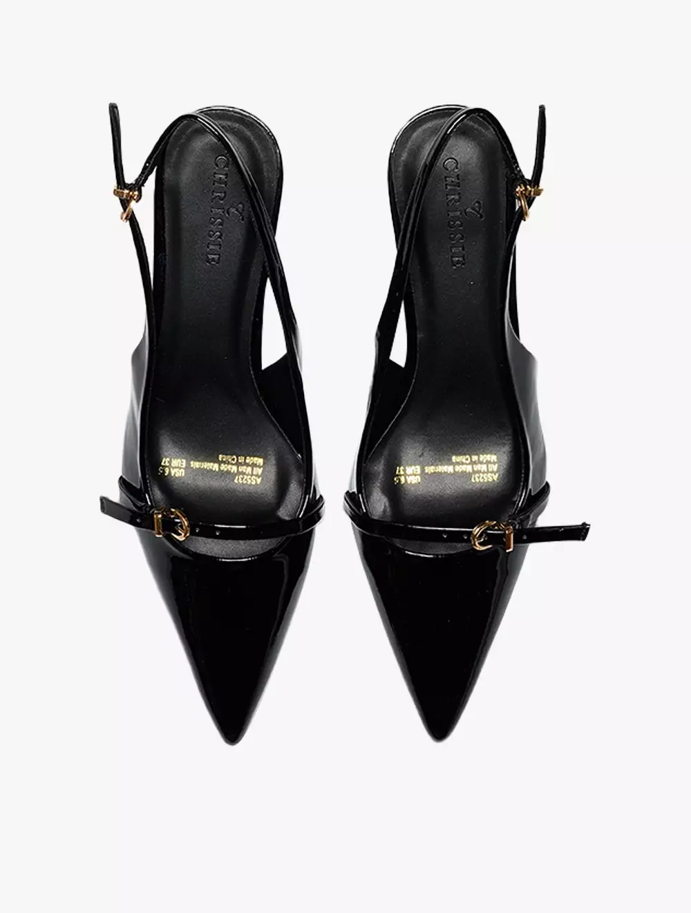 Payless Chrissie Womens Karter Kitten Heels - Black_04