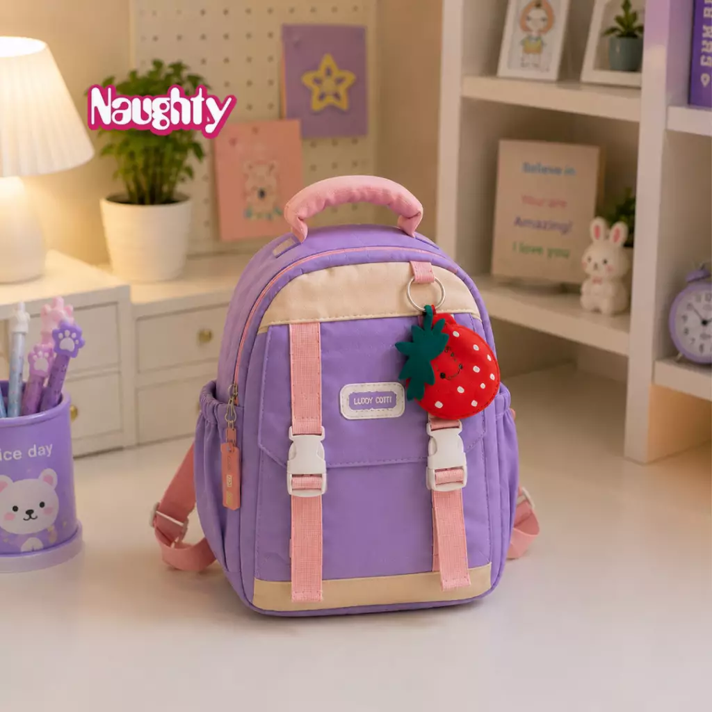 Jual Naughty Tas Ransel Anak Perempuan Sekolah Tk Paud Backpack Noah ...