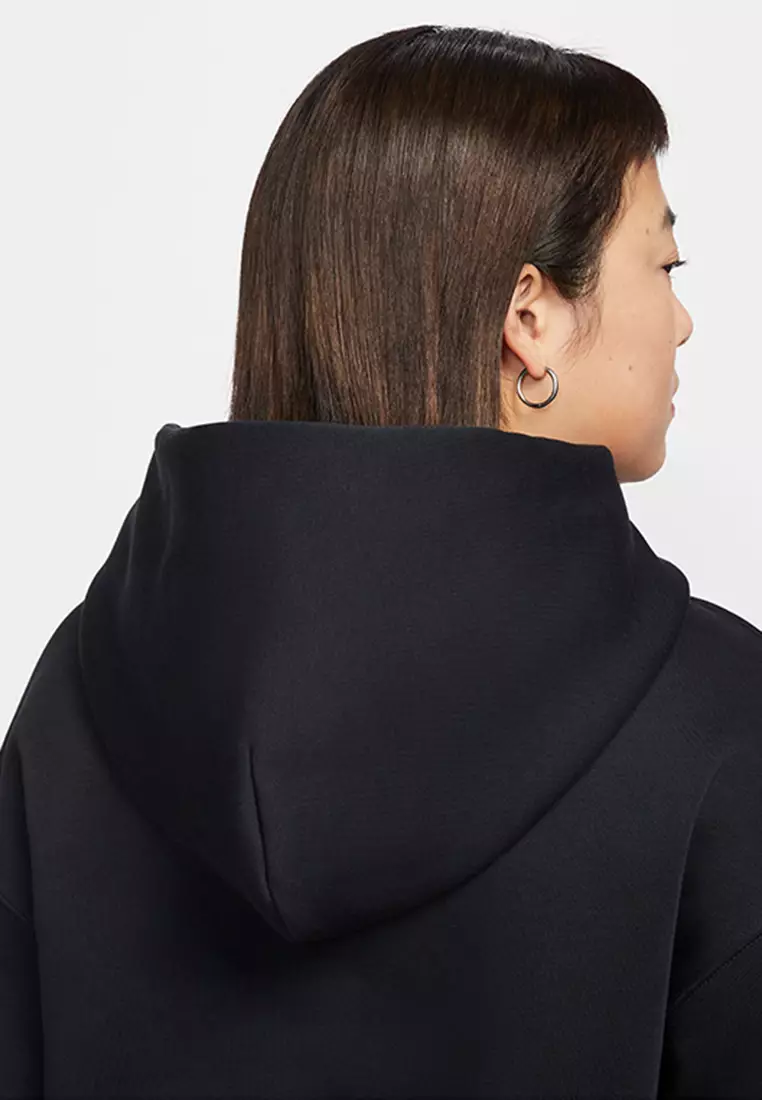 Phoenix Fleece Oversized Cropped Hoodie