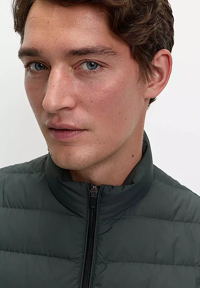 Feather and Down Padded Lightweight Gilet