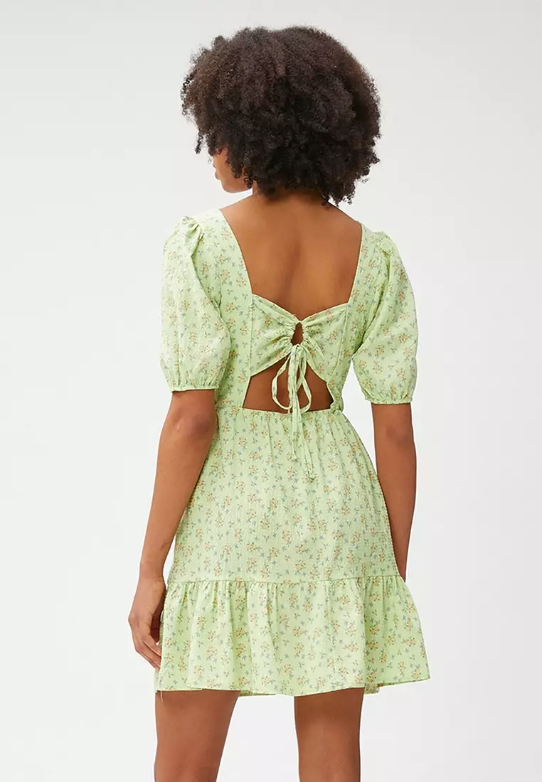 Heart Collar Pattern Dress