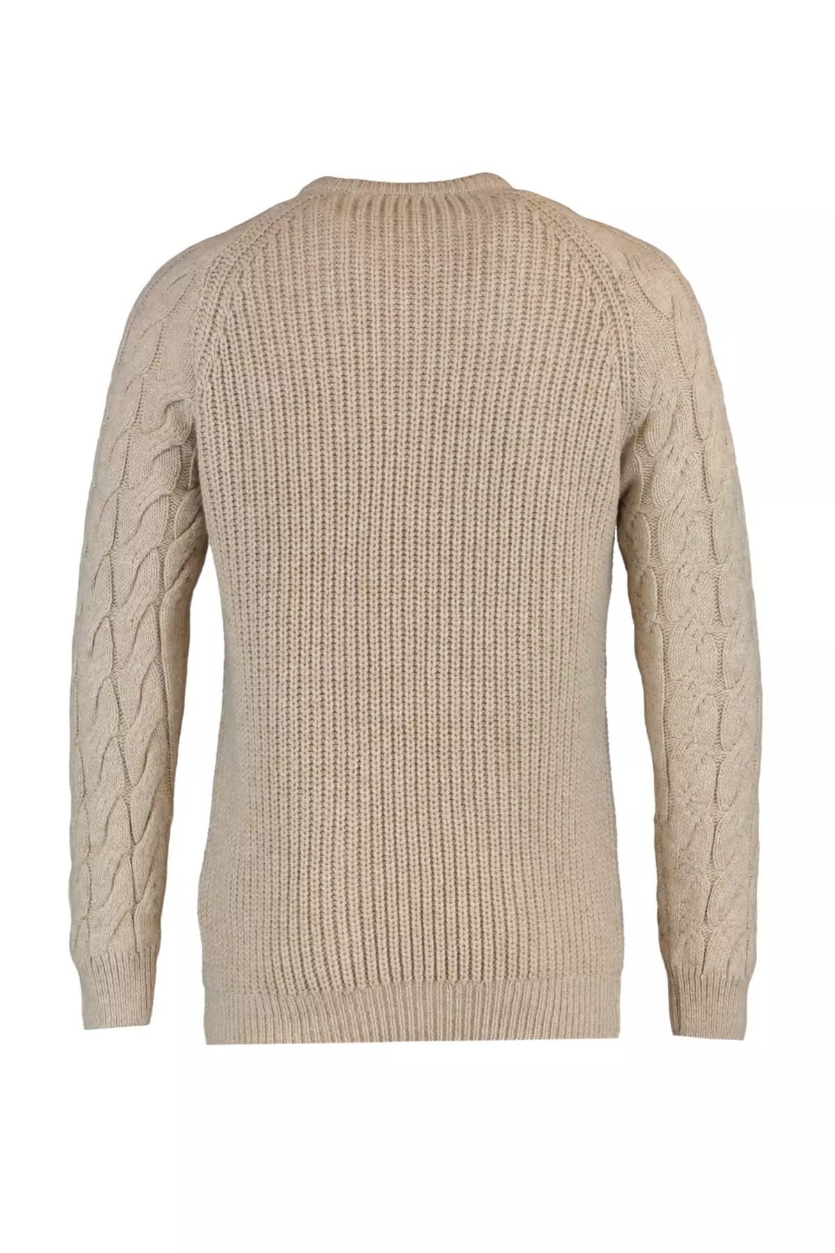 Regular Fit Raglan Sleeves Sweater