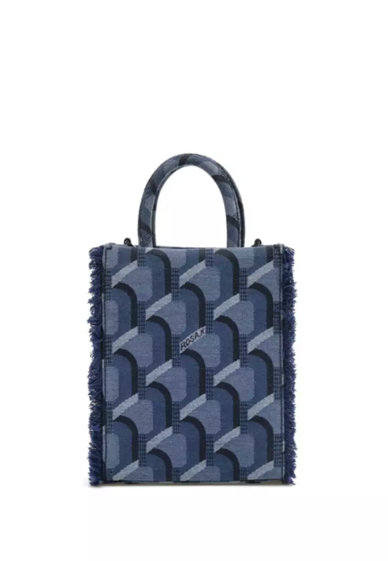 Jual ROSA.K Jeans Monogram Tote Denim Blue XS Original 2025