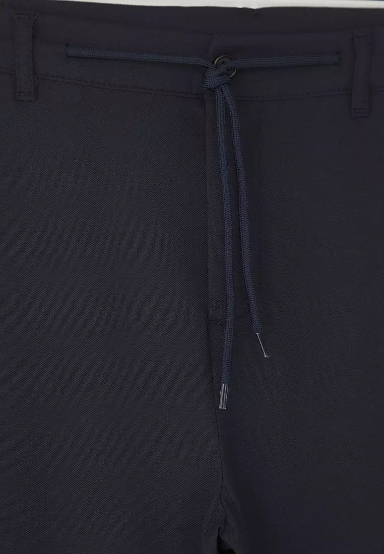 Slim Fit Tie Waist Pants