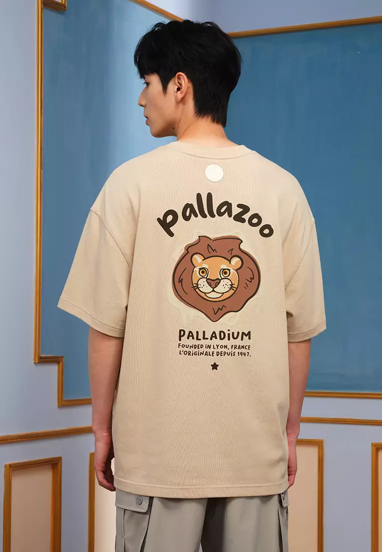 MEN'S PALLADIUM LOGO LOOSE FIT COTTON T-SHIRT