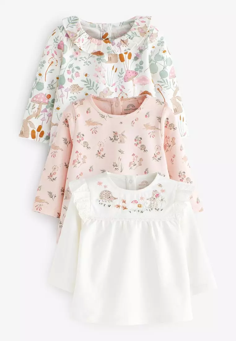 Buy NEXT Baby 3 Pack Pink floral Top 2024 Online ZALORA Singapore