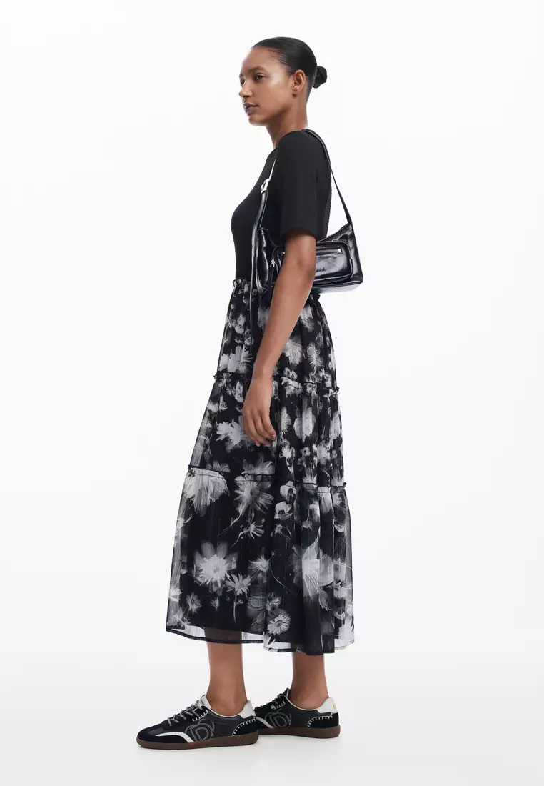 Desigual Woman Long floral dress.