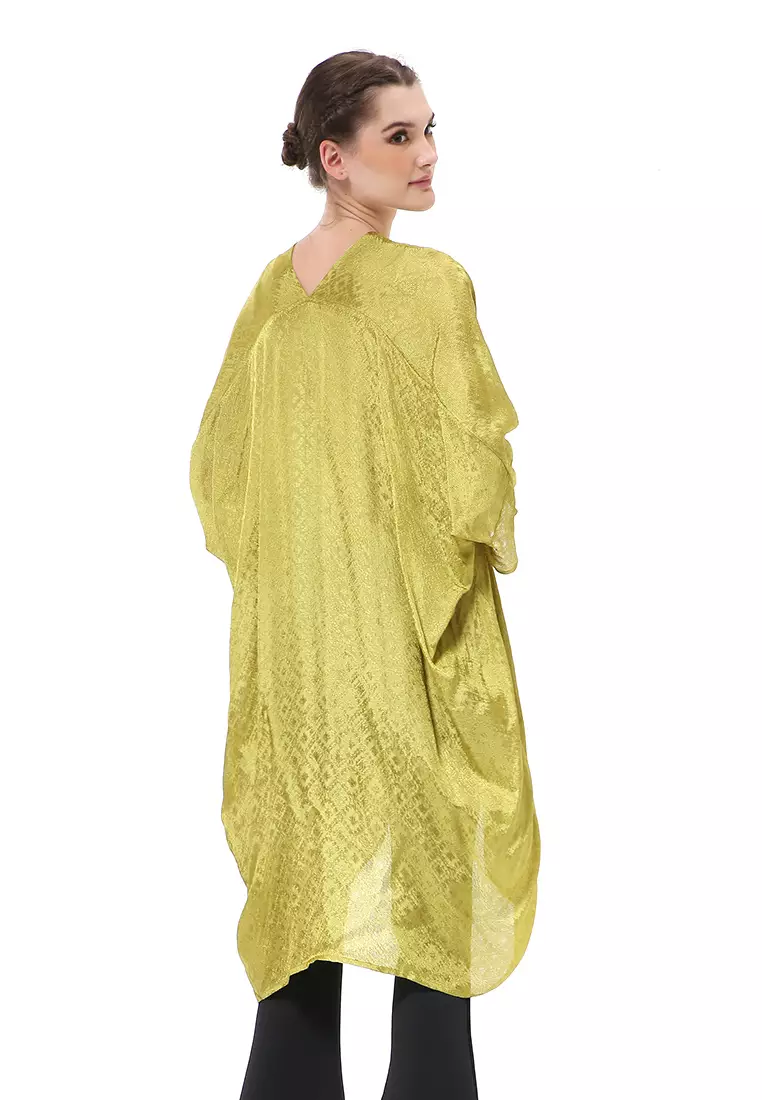 Olaf Atasan Wanita Tunik Kebaya Batik Simple Material Viscose ORIGINAL - Olive