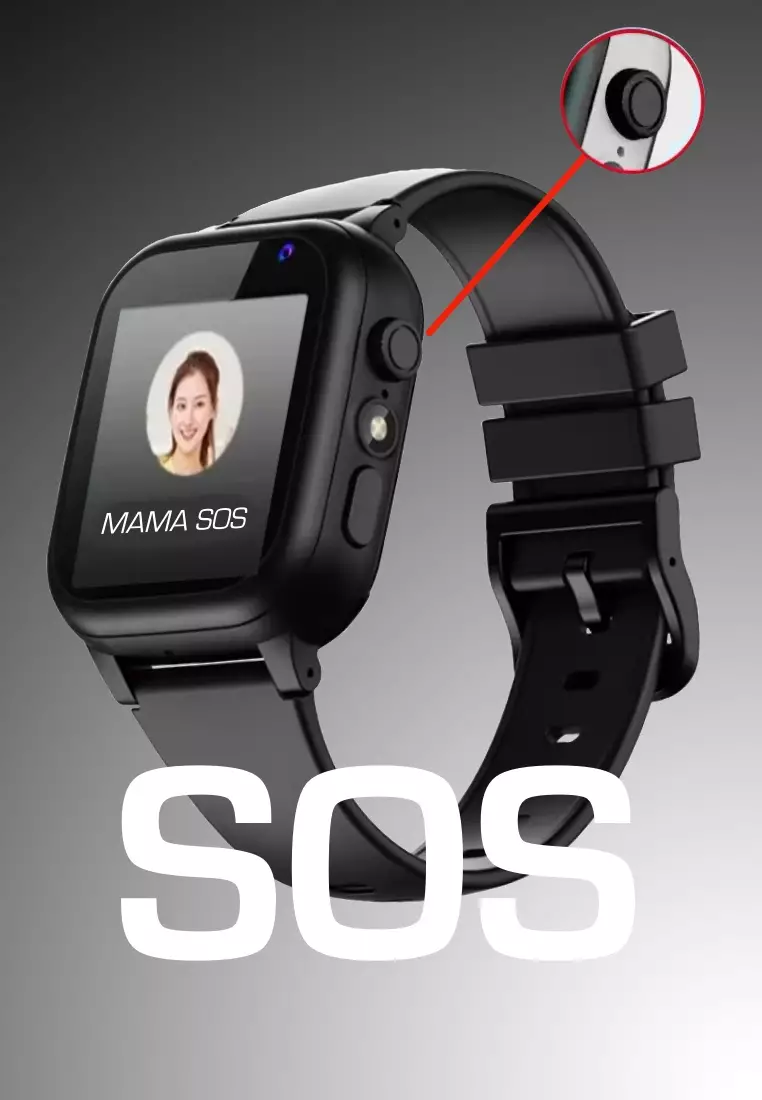 4G Kids/Teenagers Smartwatch - Sim Card Calls - GPS Location Tracking - SOS Button - Camera - IOS / Android - IP67 Waterproof