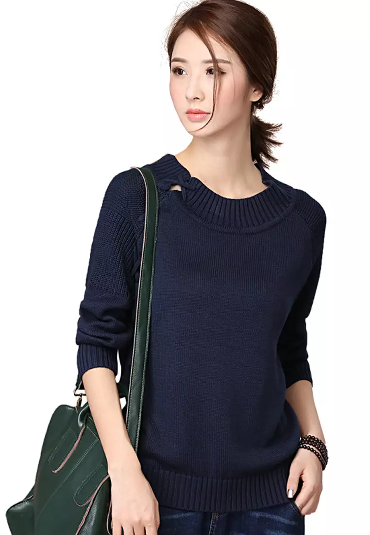 Girls navy sweater cheap