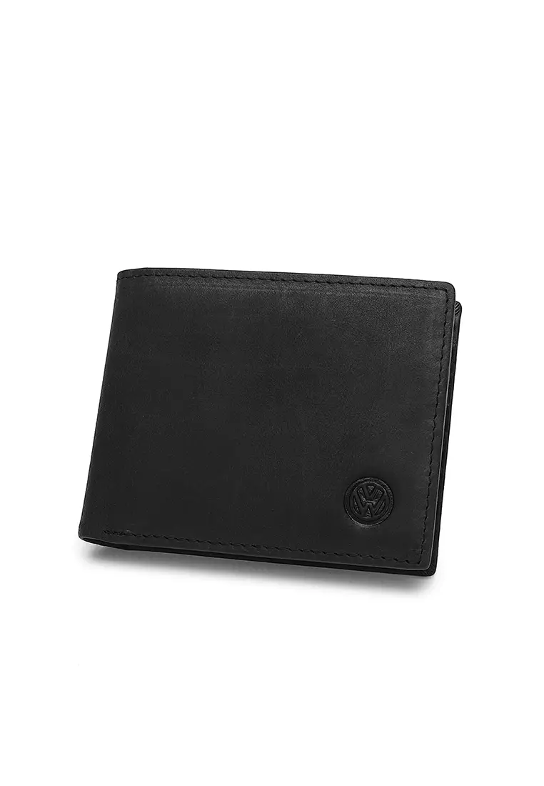 Gift Set - Genuine Leather RFID Wallet + 40mm Automatic Belt - Black