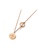 Air Jewellery gold Luxurious North Pole And Sun Star Necklace In Rose Gold DE9E0AC73FE85FGS_3