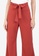 ZALORA WORK pink Flare Pants With Self Tie Belt 6F9FCAAD071270GS_3