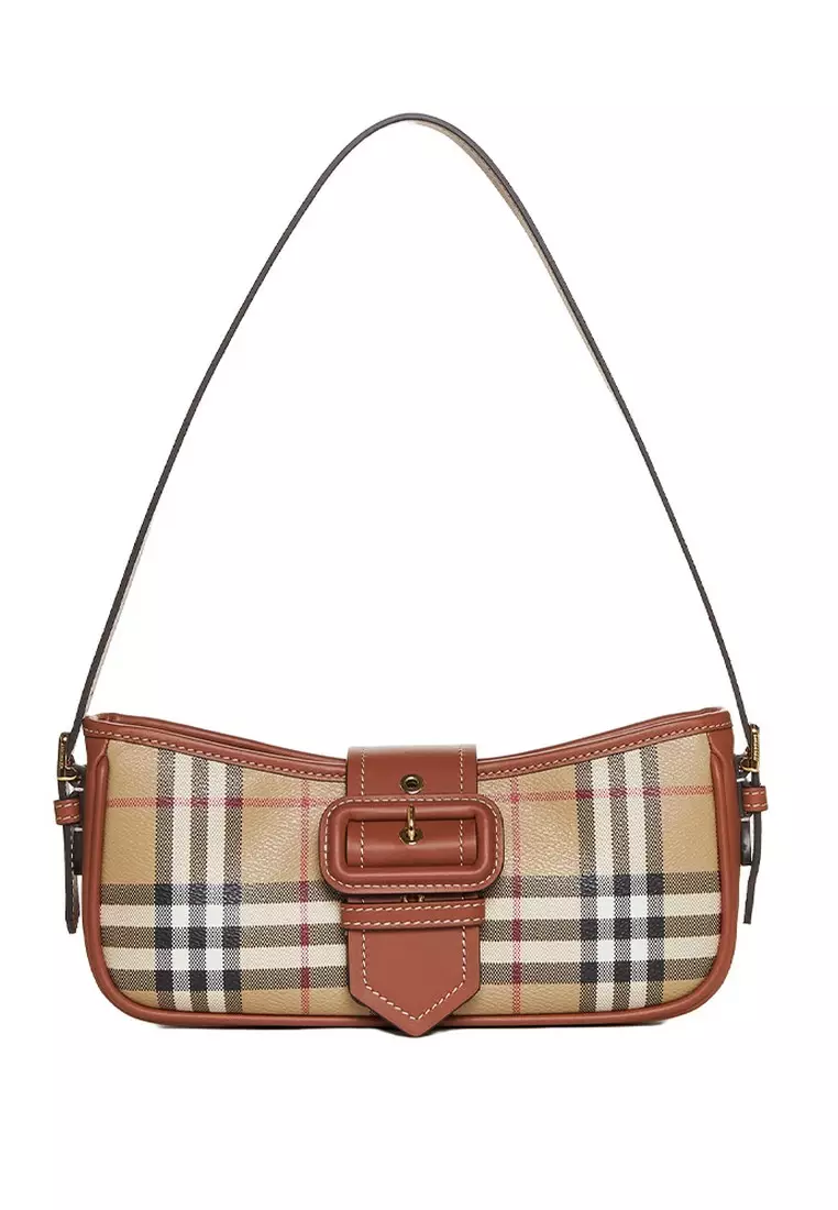 バッグ Burberry shoulder bag y2k brown archive Buy BURBERRY Check Sling Shoulder Bag in Archive Beige/Briar Brown