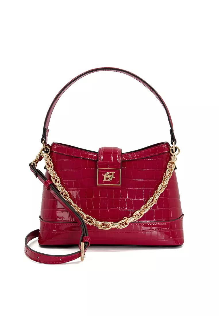 Small red cheap shoulder bag