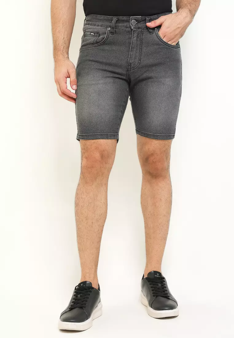 Jual No Fear Stronger Slim Fit Short Jeans Original 2026 | ZALORA ...