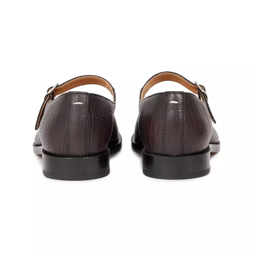 Tabi Split-Toe Mary Janes Brown