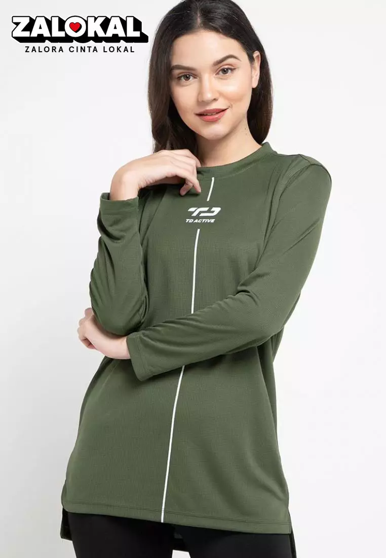 Td Active LS044 Sport mls raglan td active kaos