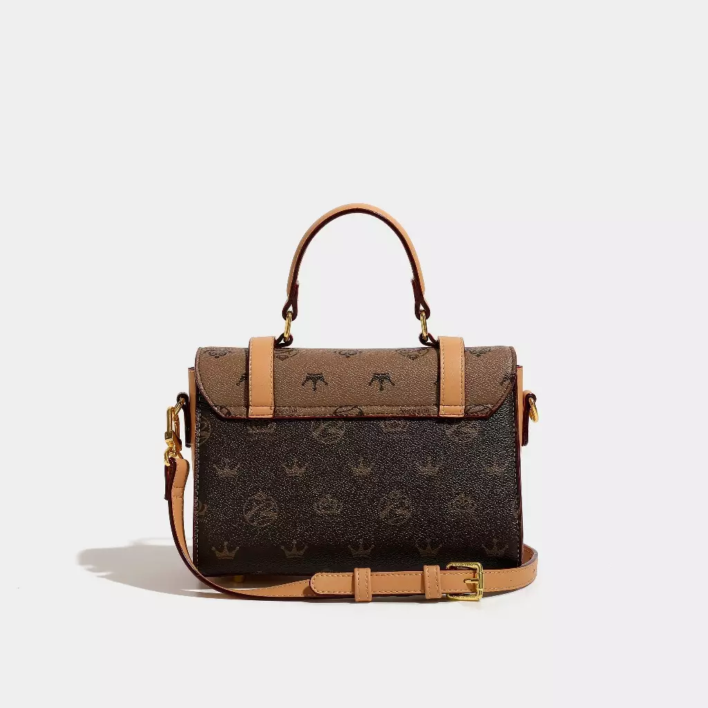 BLLE ROWN BR5016 Tas Selempang Wanita Shoulder HandBag-Brown