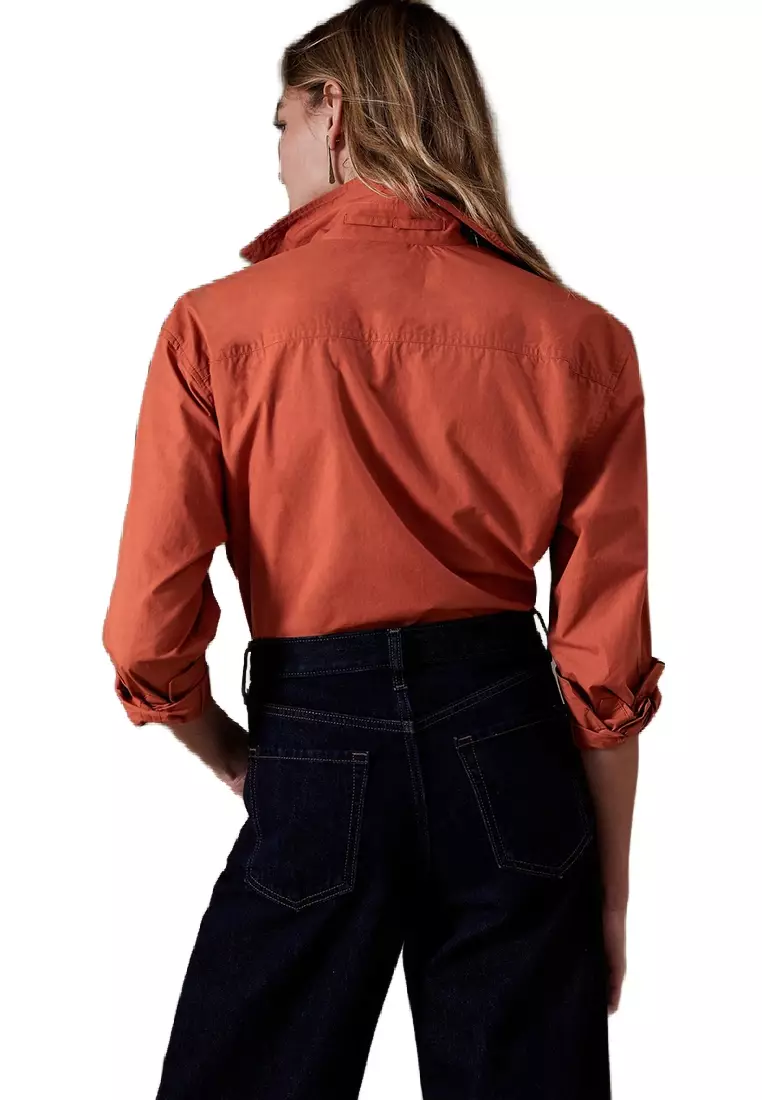 The Boxy Cropped Linen Shirt