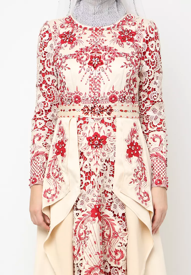 Bibiq Gamis Brokat Satin